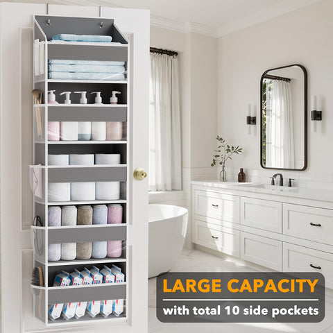 SpaceAid front window pocket detail enables quick item identification.