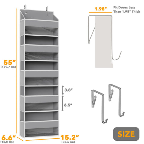 SpaceAid organizer side mesh pockets detail highlighting ample storage.