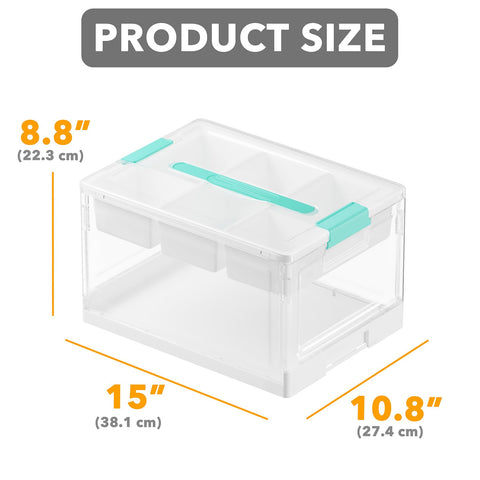 SpaceAid removable top tray shown for storing small items.