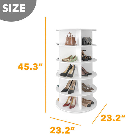 SpaceAid shoe rack organization corner shows large capacity in a compact closet.