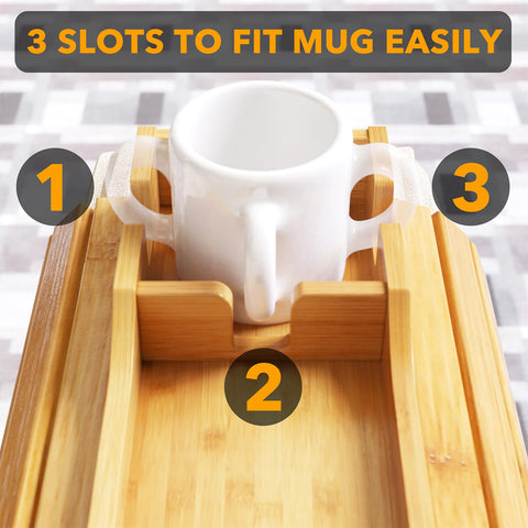 SpaceAid side table organizer helps reduce clutter on furniture.
