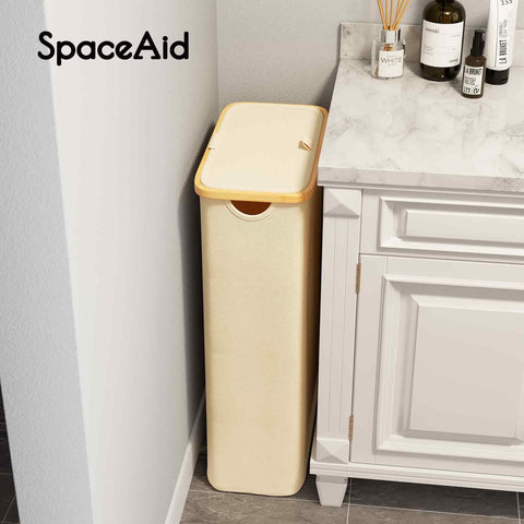 SpaceAid 65L capacity holds a full clothes load for dorms.