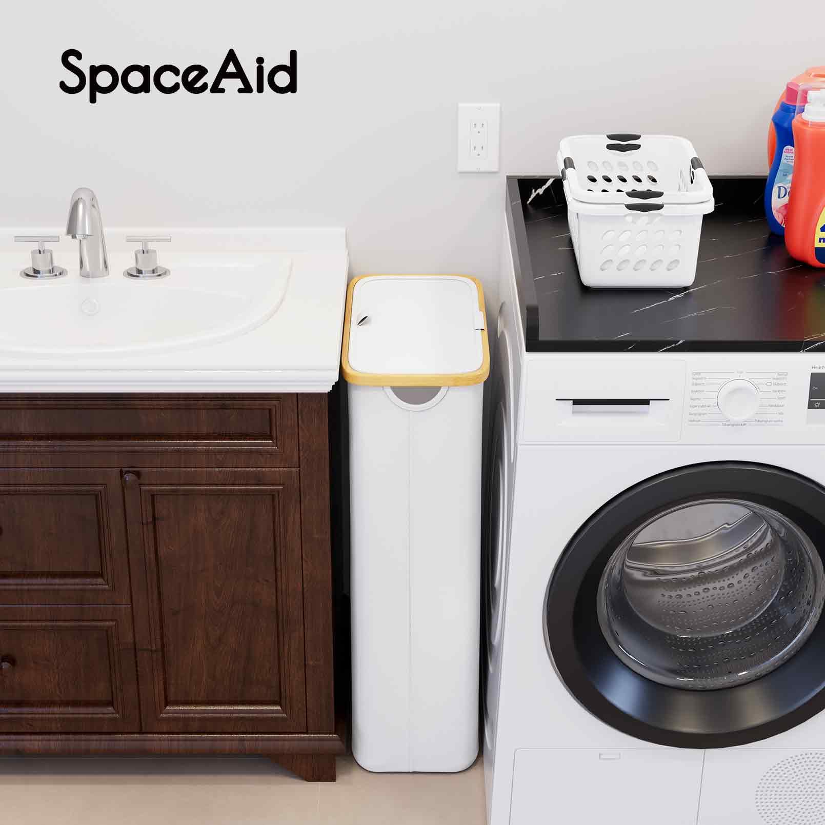 SpaceAid Slim upright frame during quick assembly for reliable structure