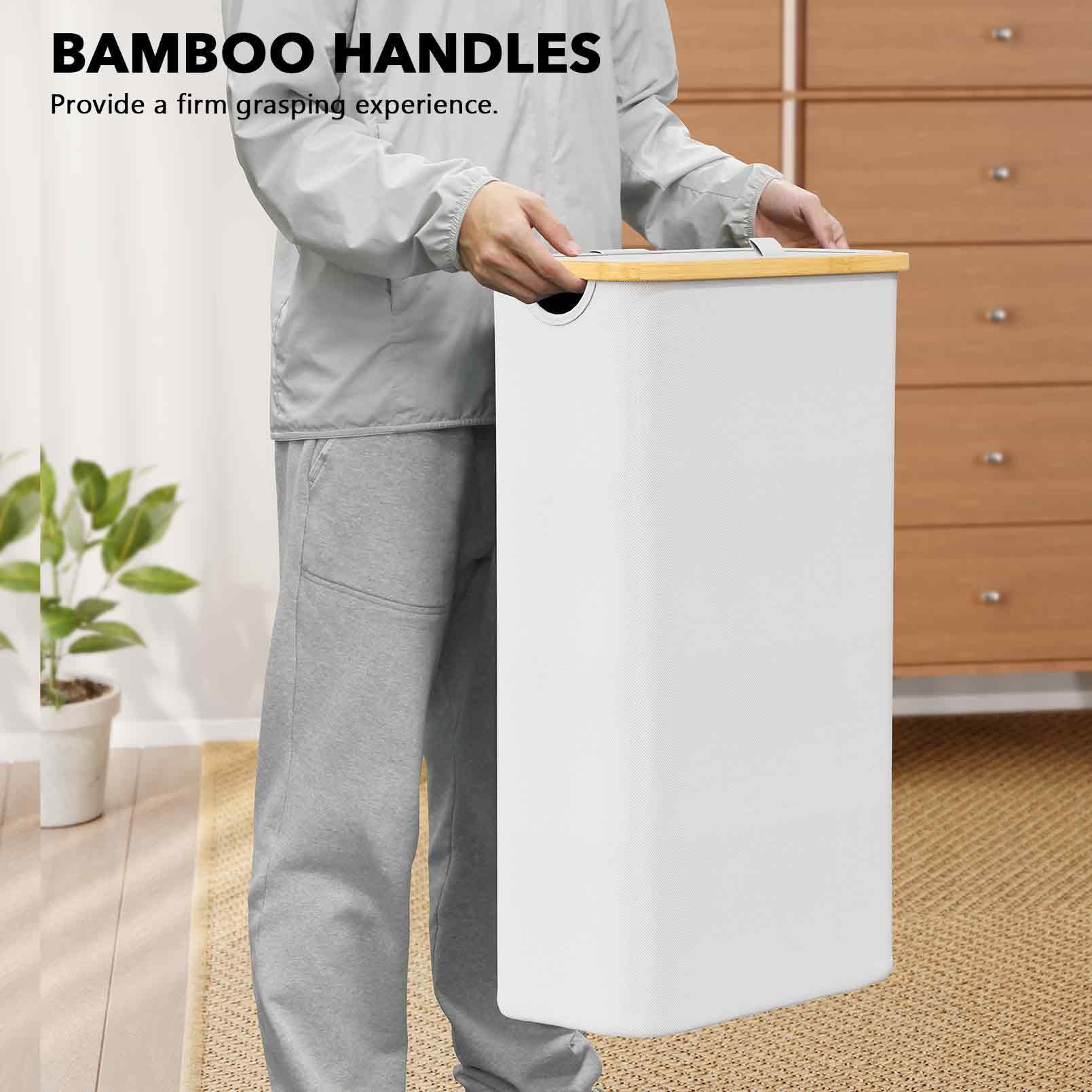 SpaceAid Slim positioned between washer and dryer for convenient laundry access
