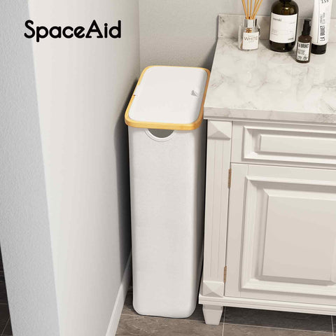 SpaceAid Slim collapsed flat for compact off-season storage