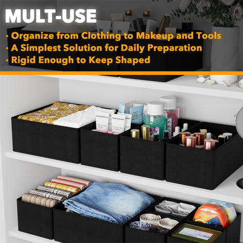 SpaceAid small square bin 5.5x5.5x4.5 ideal for underwear and socks.