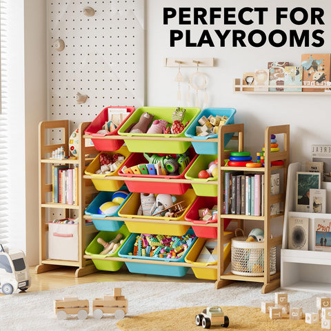 SpaceAid stability-enhanced base design prevents tipping during playtime.