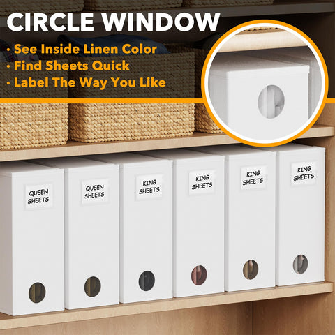 SpaceAid sturdy fabric construction offers durable storage for frequent closet use.