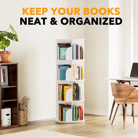 SpaceAid sturdy solid-board construction supports heavy books and accessories safely.