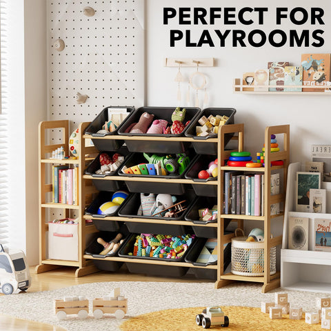 Rounded edges and smooth front base protect little hands during play