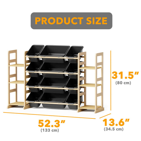 SpaceAid solid pine construction with a stable base reduces tipping