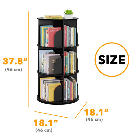 SpaceAid vertical rotate corner organizer fits narrow spaces.