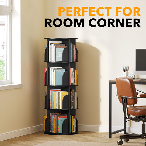 SpaceAid vertical spiral corner organizer saves room in small layouts