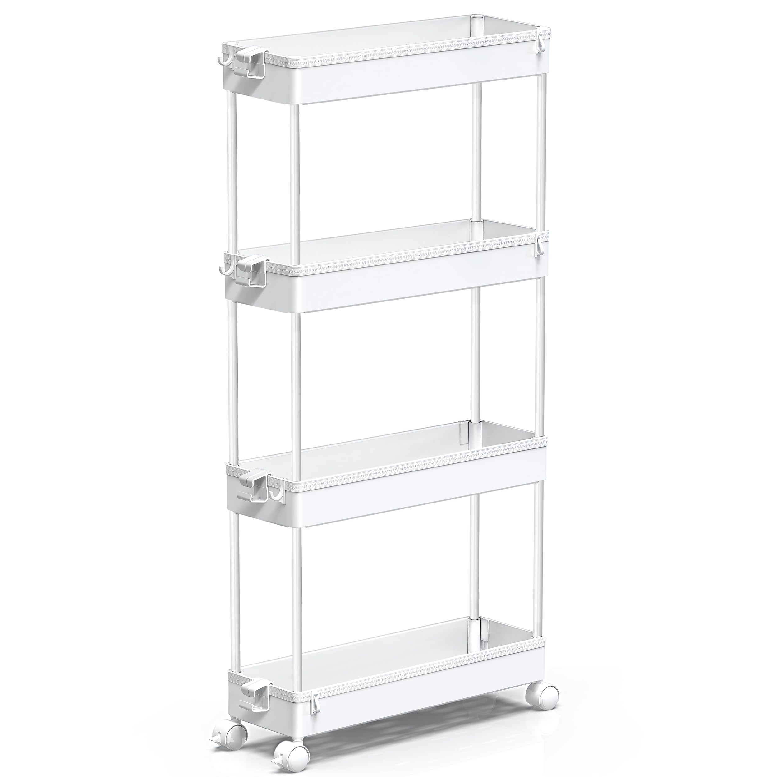 SPACEKEEPER cart dimensions 15.3 x 4.9 x 38.7 inches.