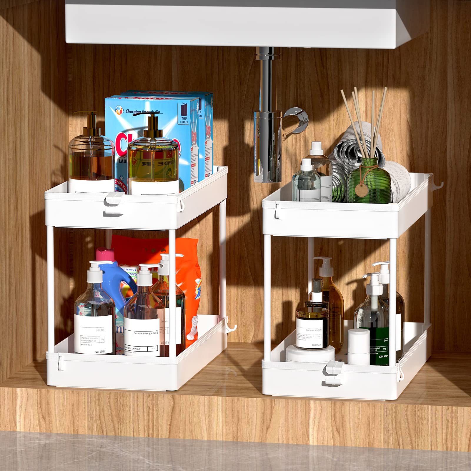 SPACEKEEPER side hoops for extra storage and organization.