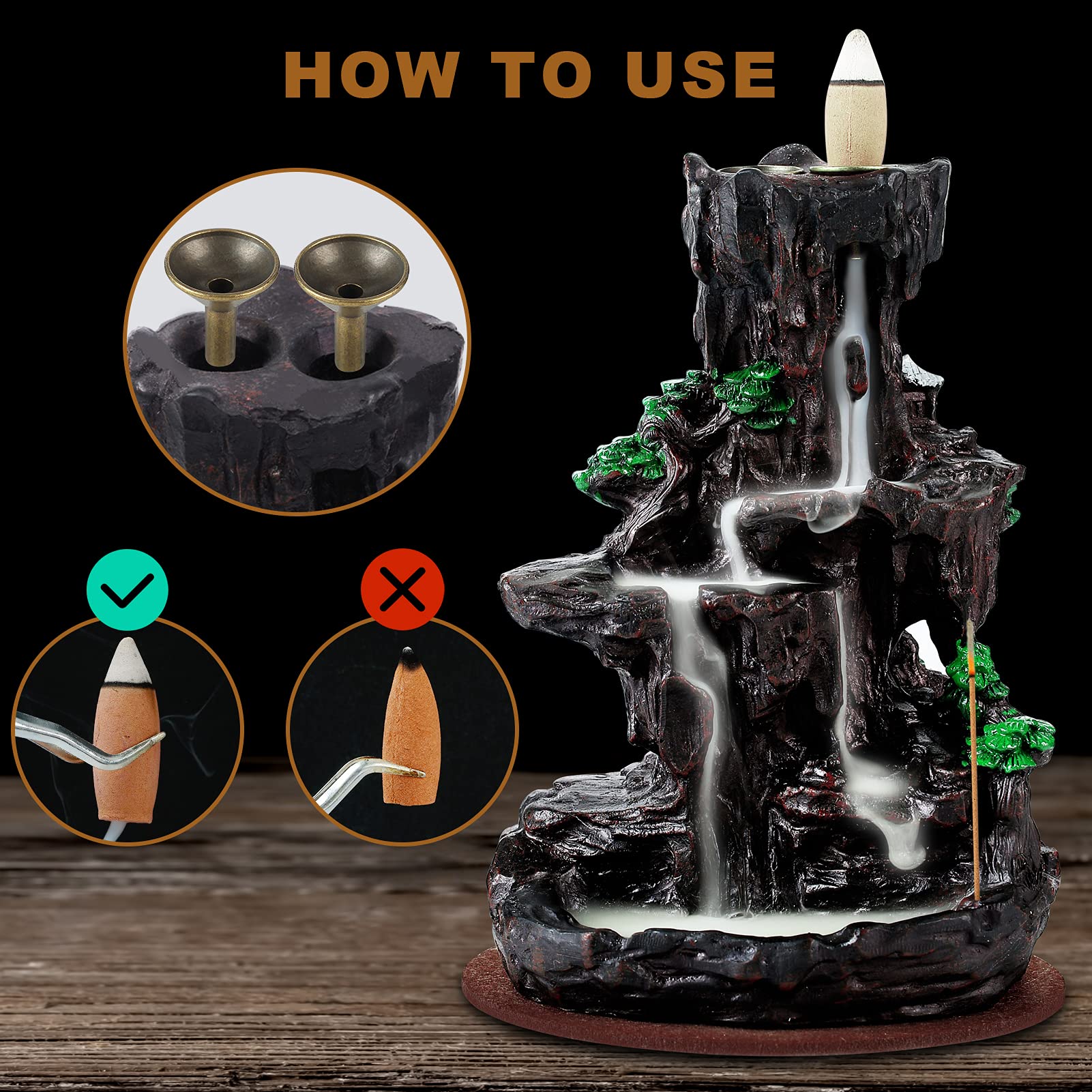 Upgraded SpaceKEEPER backflow cones extend aroma life with richer scent.