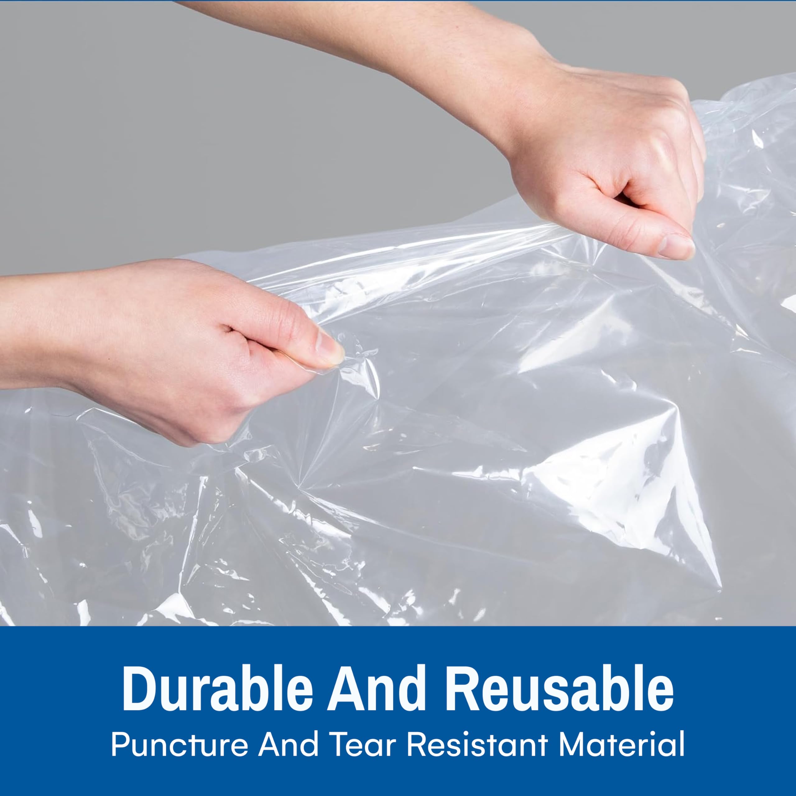 Spacesaver heavy-duty PA-PE bags stand up to repeated use.