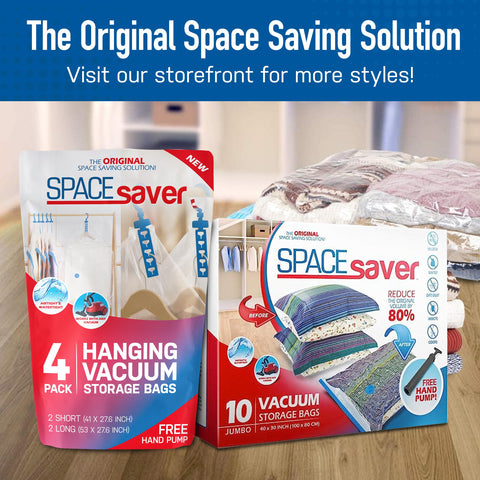 Spacesaver travel storage solution for luggage and home organization