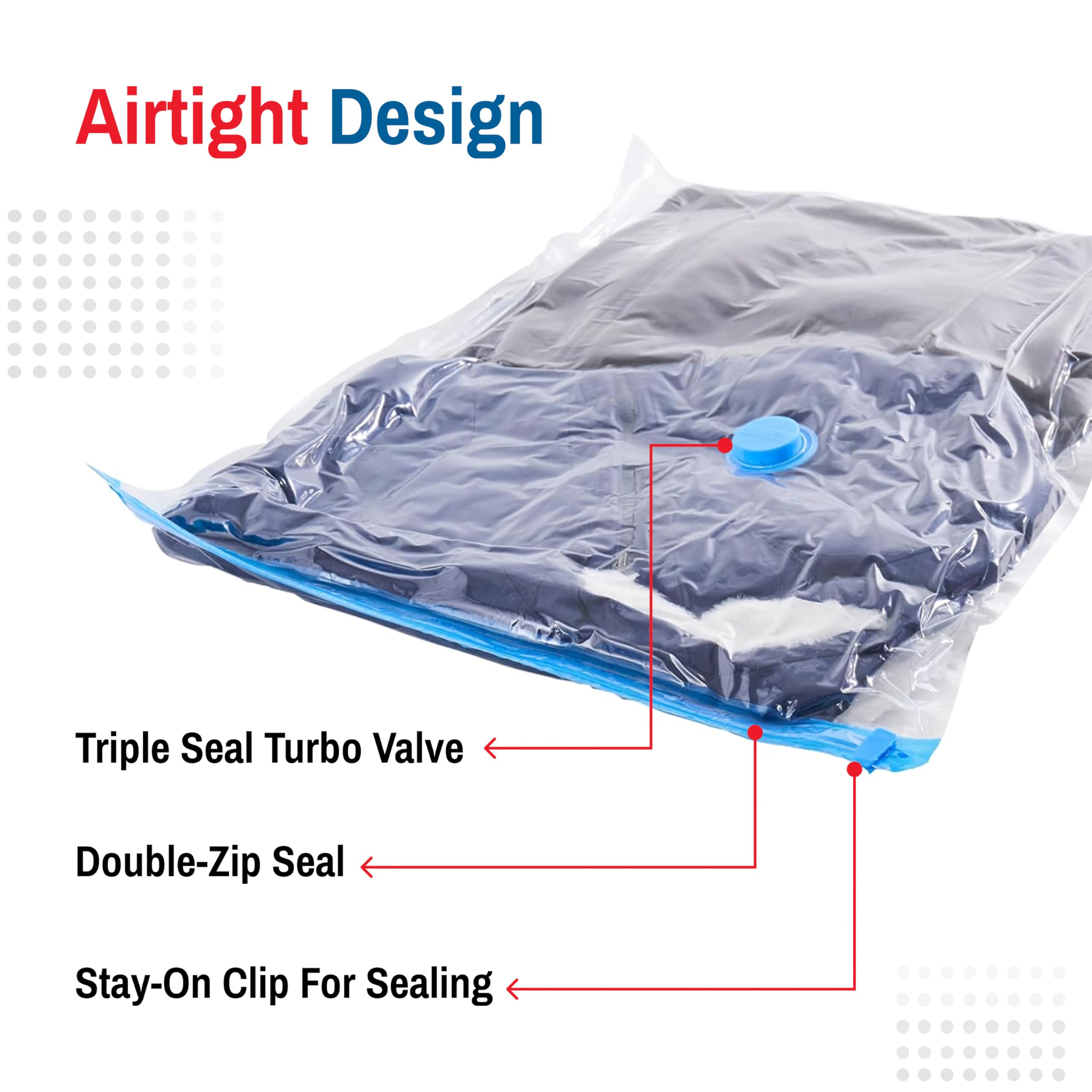 Spacesaver 3XL extra-large bags store oversized duvets efficiently.