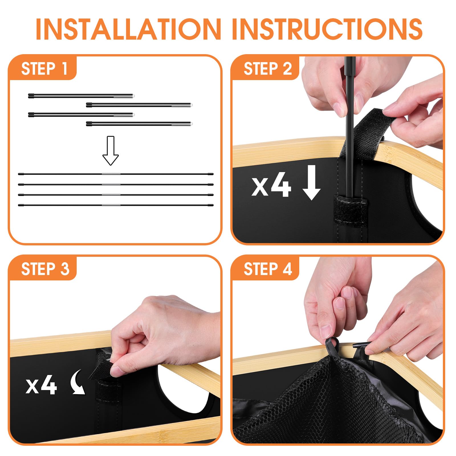 SpaceTrove sturdy handles enable easy transport between rooms