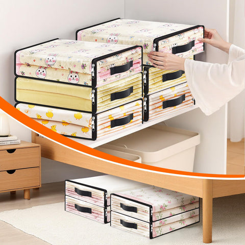 SpaceWhisper tear-resistant PVC bags defend contents from dust and humidity.