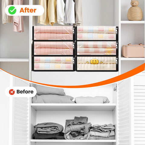 SpaceWhisper under-bed storage bags maximize low-space organization.