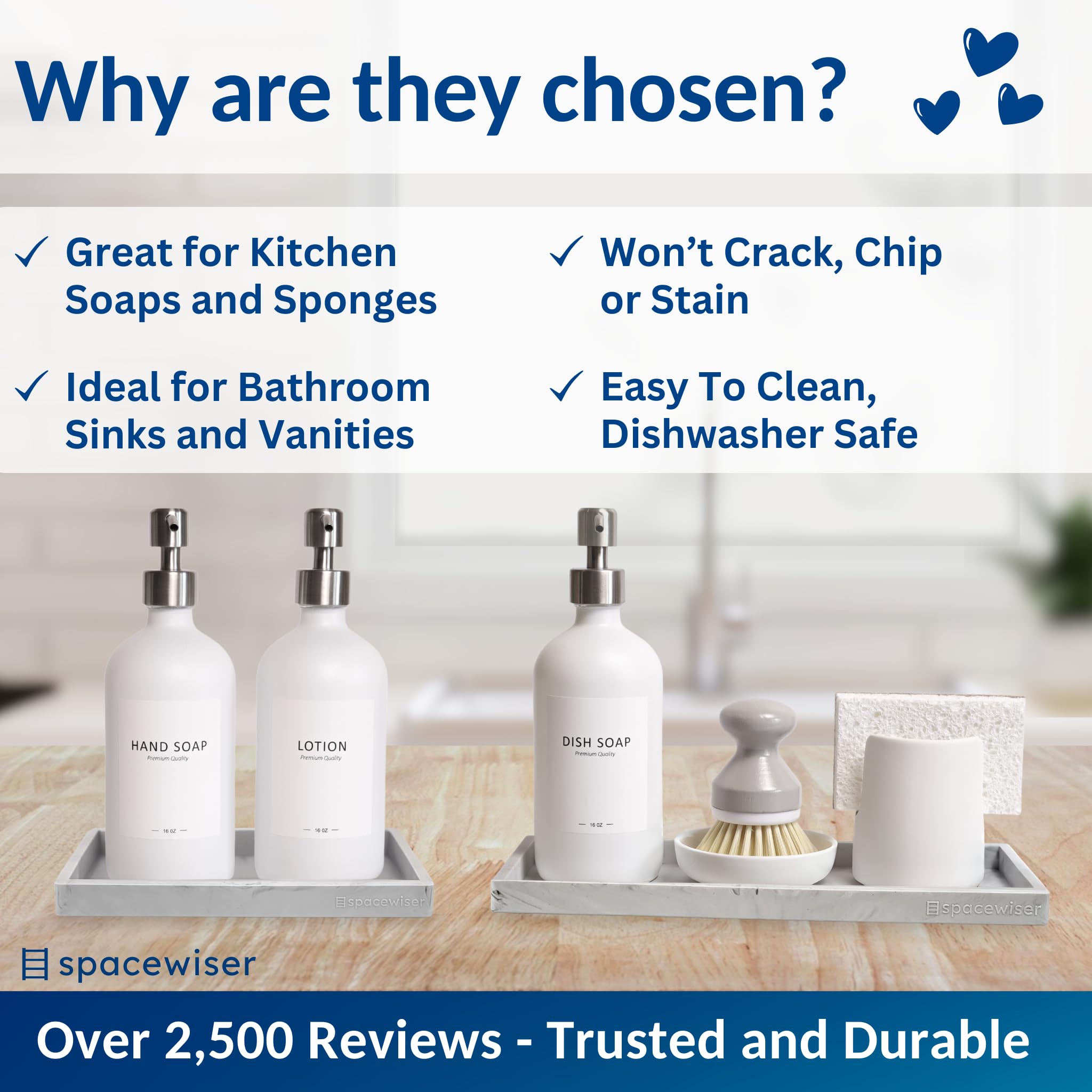 Spacewiser dishwasher-safe trays simplify cleaning after meals