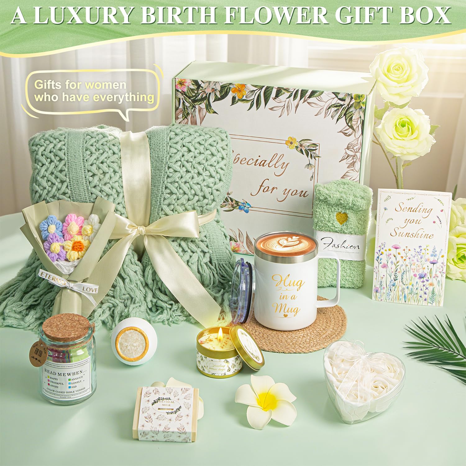 Sparkalyn crochet flower bouquet remains a lasting keepsake.