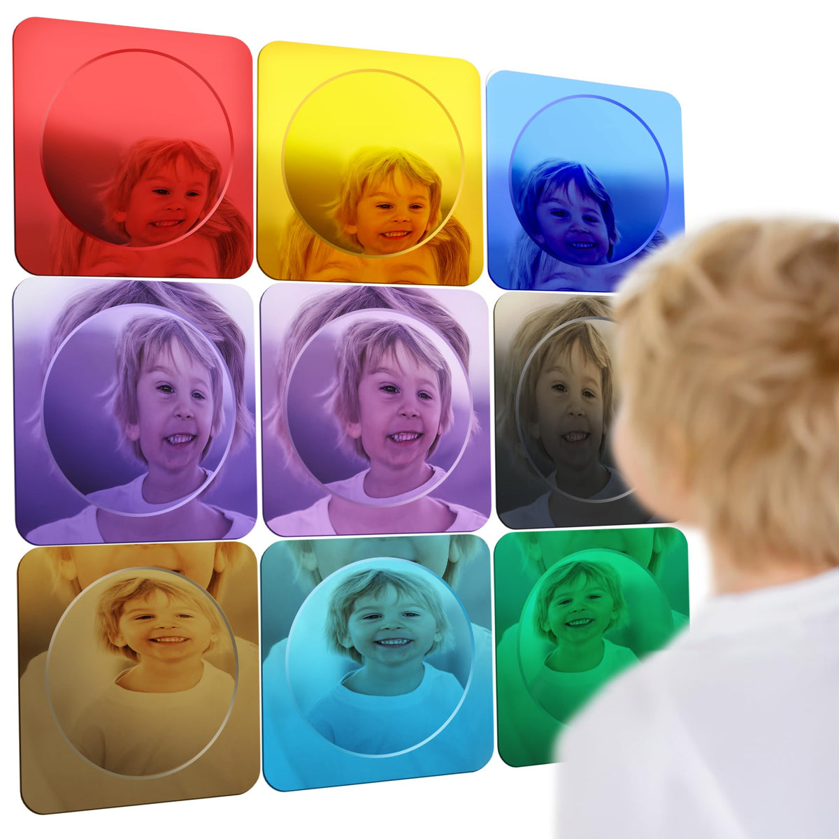 Special Supplies Sensory Bubble Wall Mirror bubbles invite visual exploration and self-regulation.