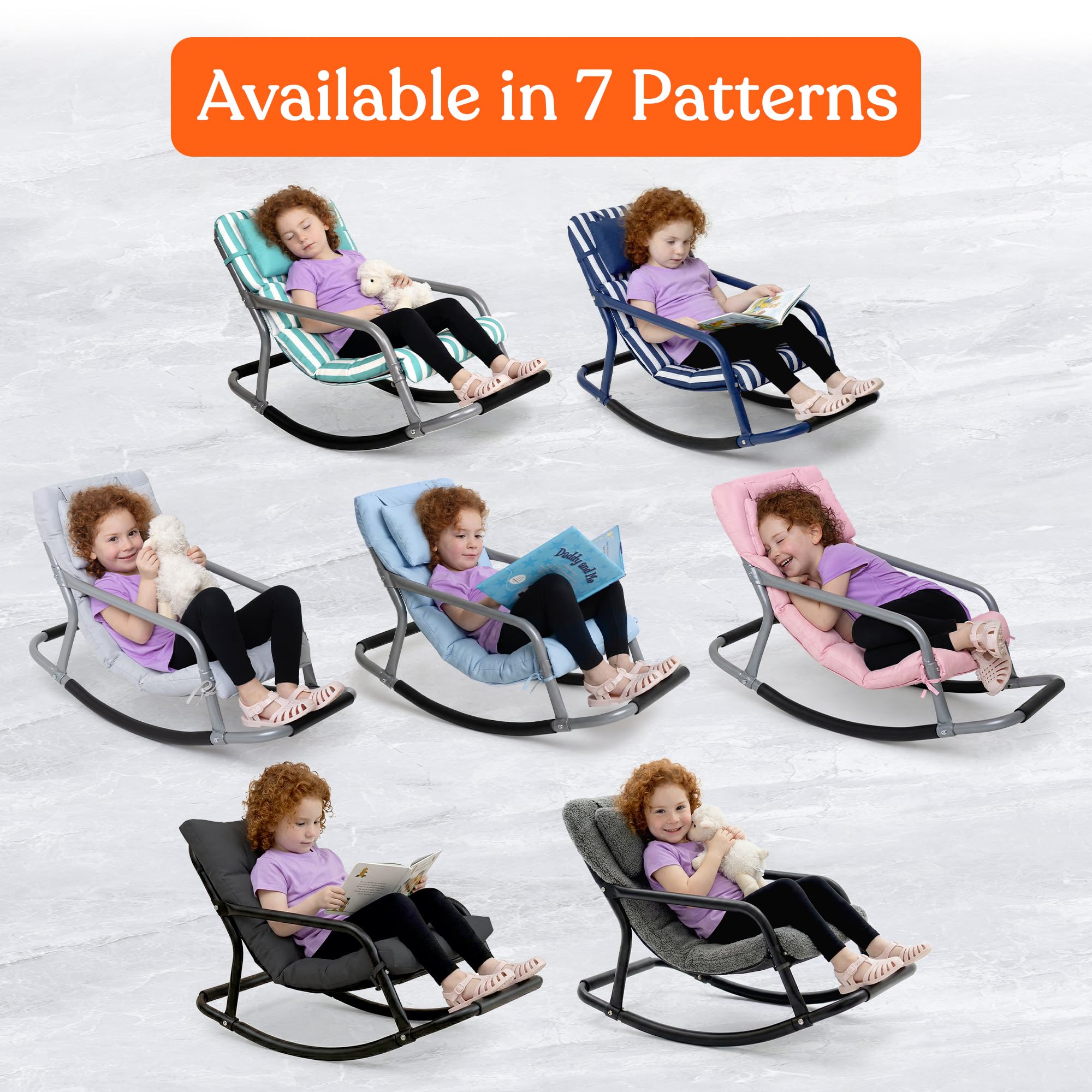 Special Supplies sensory tufted rocking chair classroom use for focus and calm