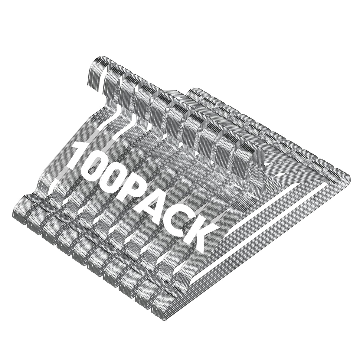 SPECILITE 16-inch chrome metal hanger for sturdy closet organization.