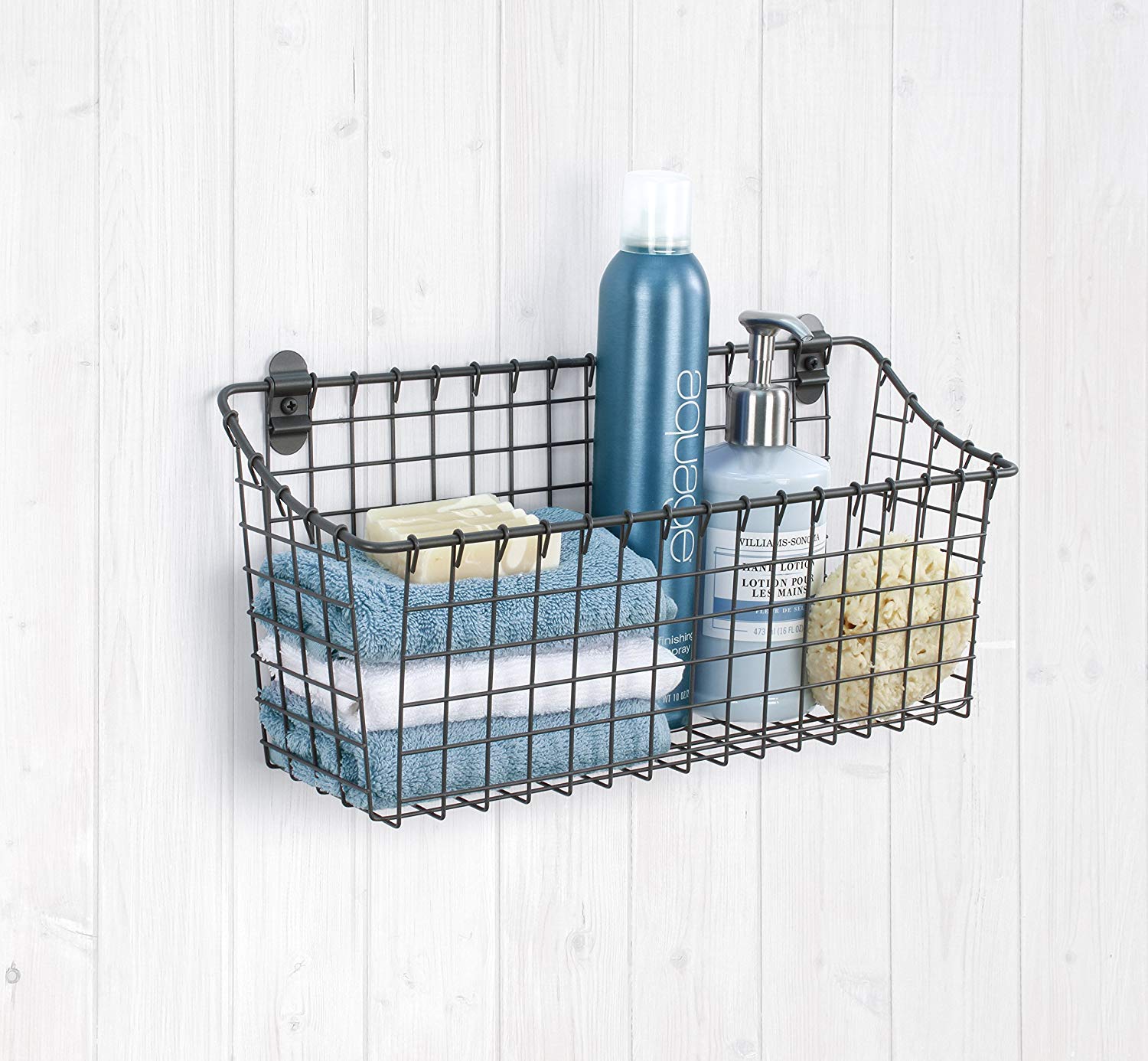 Spectrum Extra Large Wire Wall Mount Kitchen Pantry Organization highlights generous capacity for pantry items