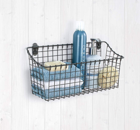 Spectrum Extra Large Wire Wall Mount Kitchen Pantry Organization highlights generous capacity for pantry items