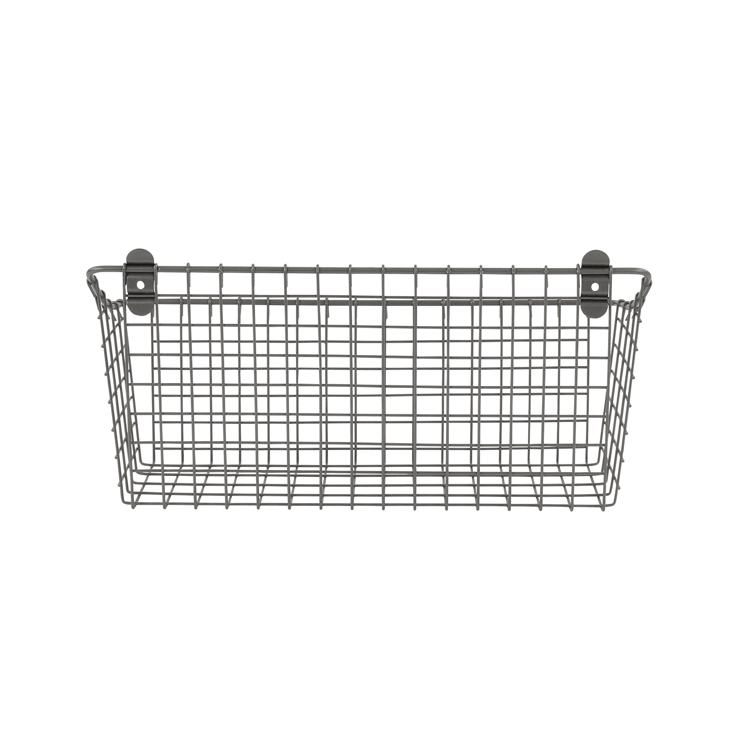 Spectrum Extra Large Wire Wall Mount Vintage Farmhouse Finish adds rustic charm