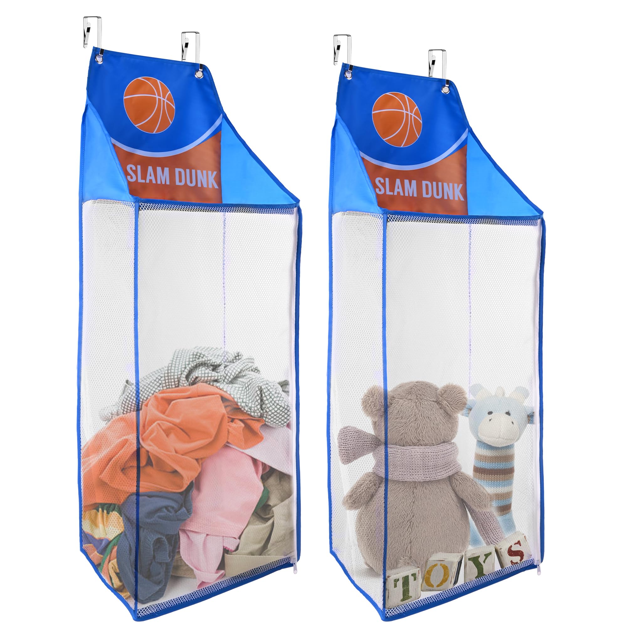 SPINFOX basketball laundry hamper front view for tidy dorm spaces