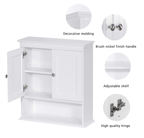 Spirich cabinet with adjustable shelf adapts to varying items