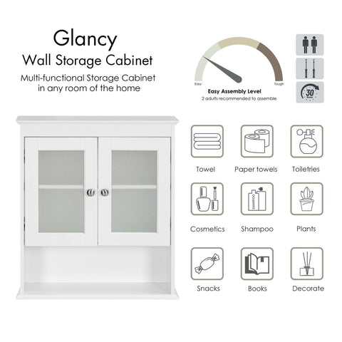 Spirich easy assembly cabinet with numbered parts for quick setup.