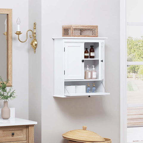 Spirich cabinet interior with adjustable shelves for flexible storage.
