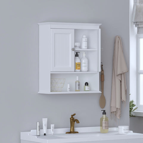Spirich bathroom cabinet over toilet side view highlights space-saving design for compact baths