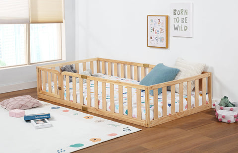 Spirich floor bed door open showing accessible, independent entry.
