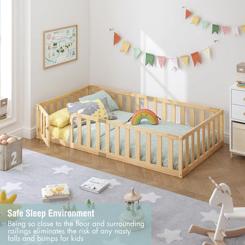 Spirich low-to-ground design enhances safe climbing for toddlers.