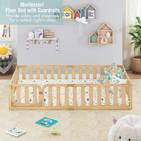Spirich solid pine wood frame emphasizes durability and natural finish.