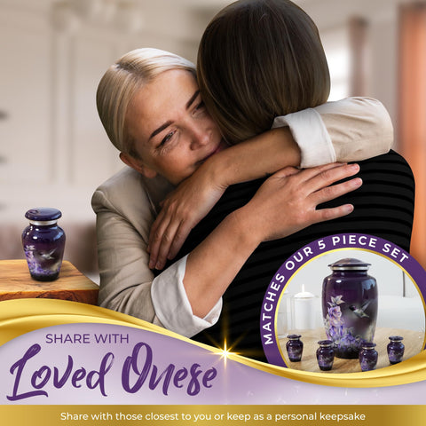 Spiritwind hummingbird gift box, premium presentation for a respectful memorial