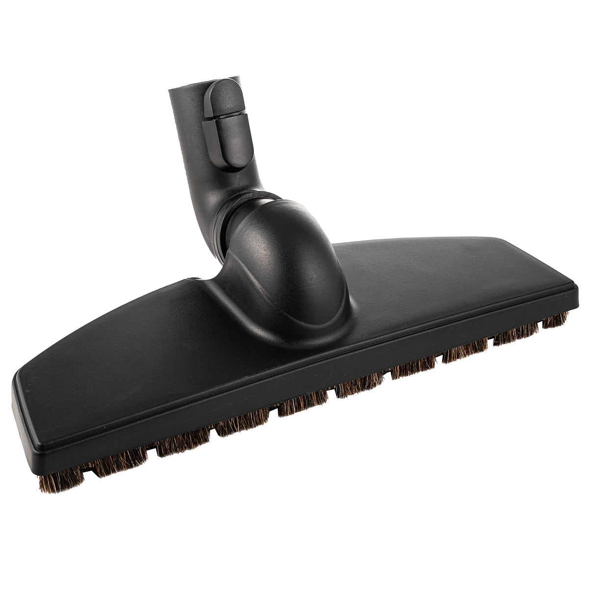 Splinova Miele parquet brush front view enhances maneuverability on hard floors.