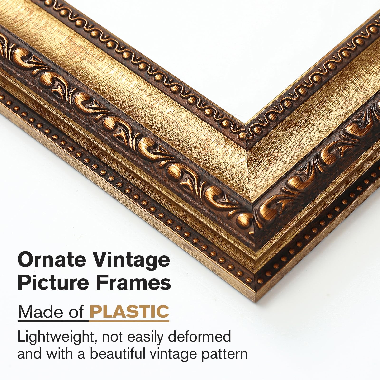 Splinterix 11x14 gold frame displayed on tabletop for memories