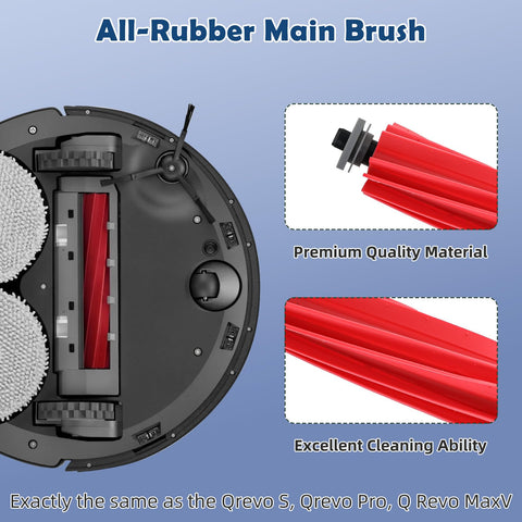 Spofan disposable dust bags for Roborock Q Revo trap debris and extend runs.