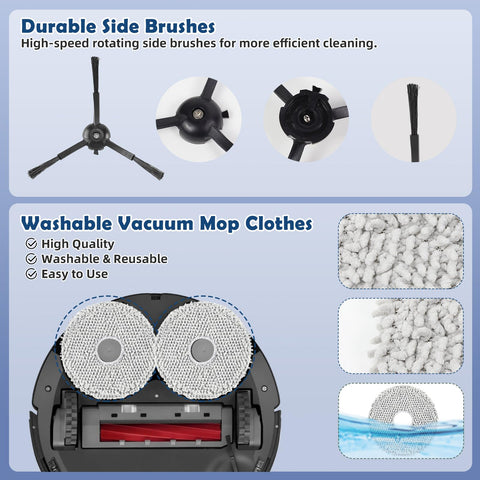Spofan washable filter for Roborock Q Revo purifies air while maintaining suction.