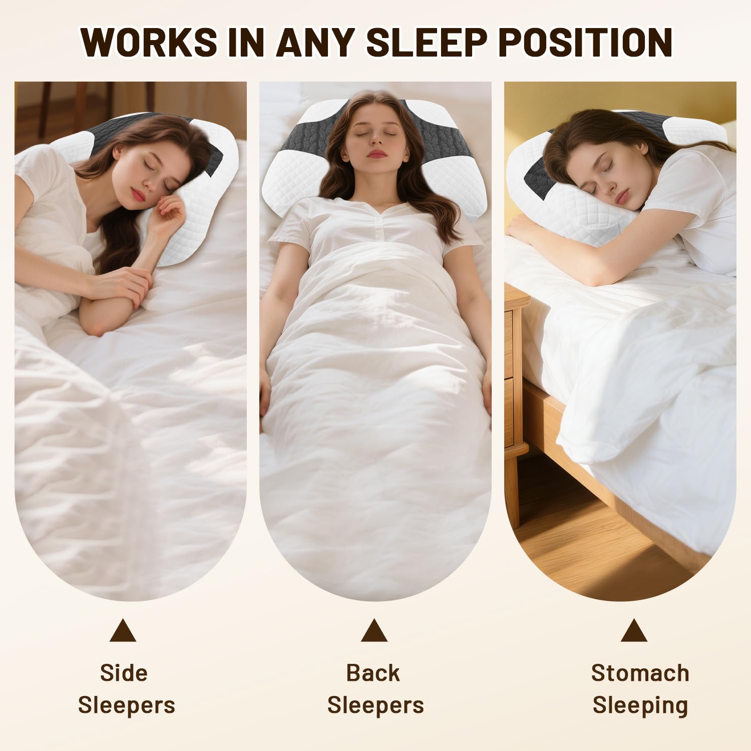 Spongiduits lumbar support and recovery-ready pillow