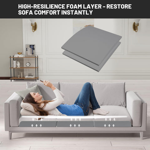 Spongiduits under-cushion reinforcement keeping cushions in place
