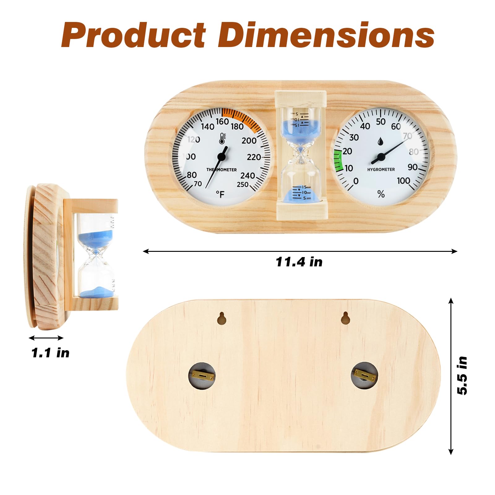 SPOROLWE wall-mount-sauna-hanger keeps walls clean and organized.